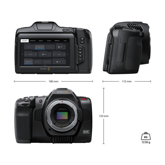 Videocamara  Blackmagic Pocket Cinema 6k