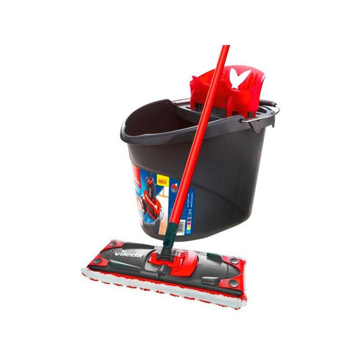 Vileda Limpiaparabrisas Ultramax 2 En 1 Juego Completo, Limpiaparabrisas Negro/Rojo 164195