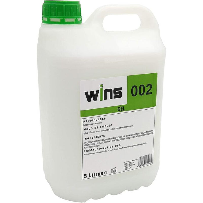 Vinfer Gel De Manos Wins 002 Dermo Ph6 Blanco -Garrafa 5l-