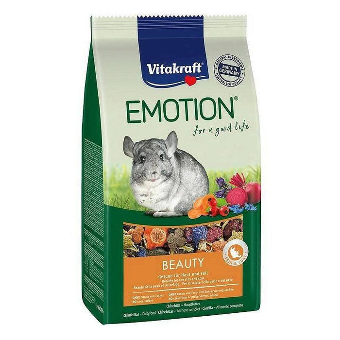 Vitakraft Emotion Beauty - Alimento Seco Para Chinchillas - 600 G