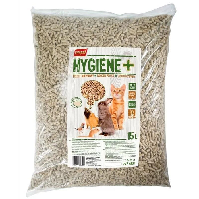 Vitapol Hygiene+ - Pellets De Madera - 15l