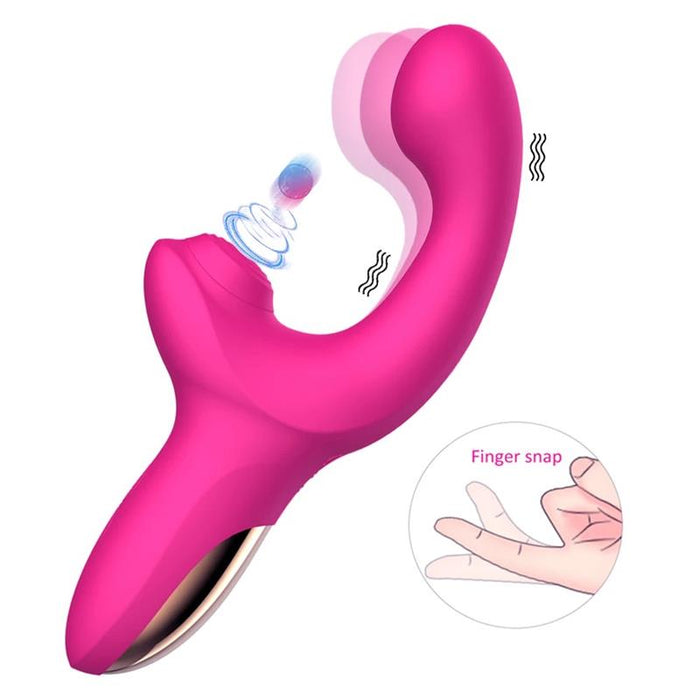 Volse Vibrador Triple Función Con Finger Y Pulsación Tapping