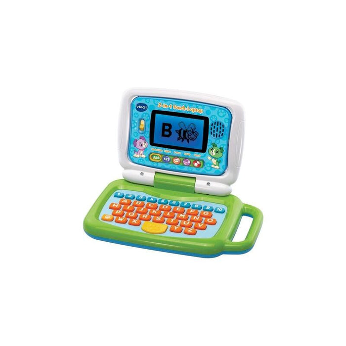 Vtech 2 En 1 Portátil Táctil, Ordenador De Aprendizaje Verde/Azul 80-600904