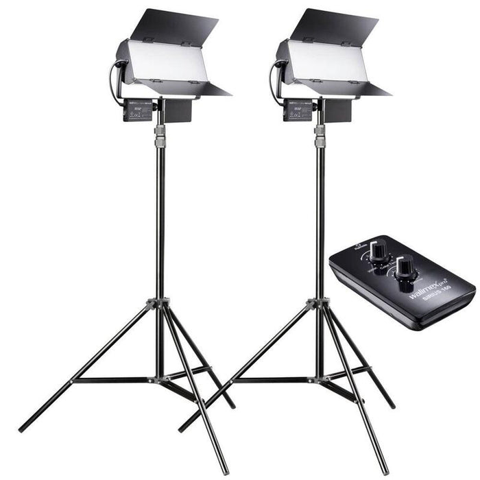 Walimex Pro Sirius 160 Led 65w Daylight 2-Pack With Tripods