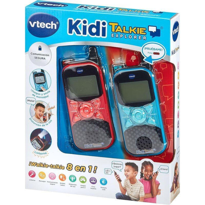 Walkie Talkie Vtech Kiditalkie Explorer Azul/Rojo