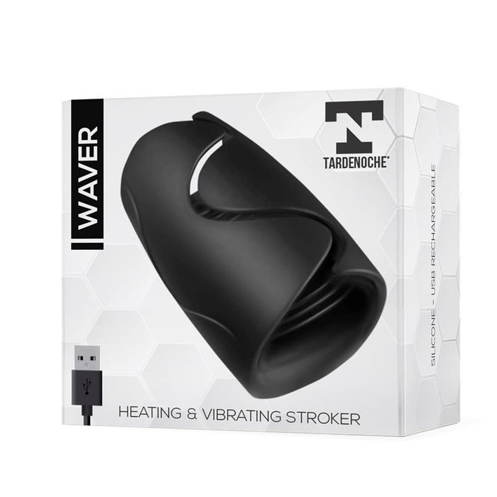 Waver Masturbador Masculino Función Calor Y Vibración Flexible Usb Silicona