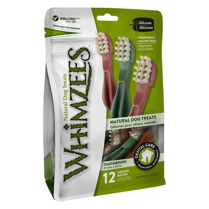 Whimzees Cepillo De Dientes Para Mordedor Para Perro M - 12 Piezas