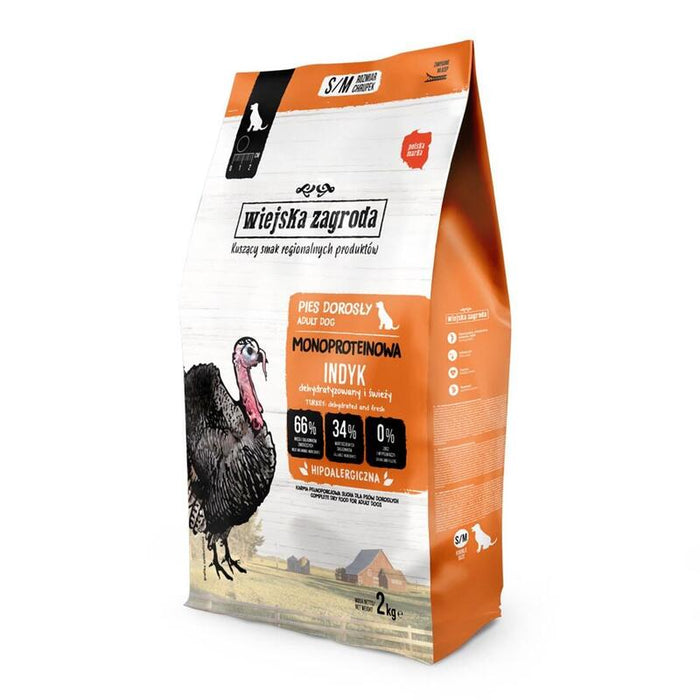 Wiejska Zagroda Monoprotein Turkey - Dry Dog Food - 2kg