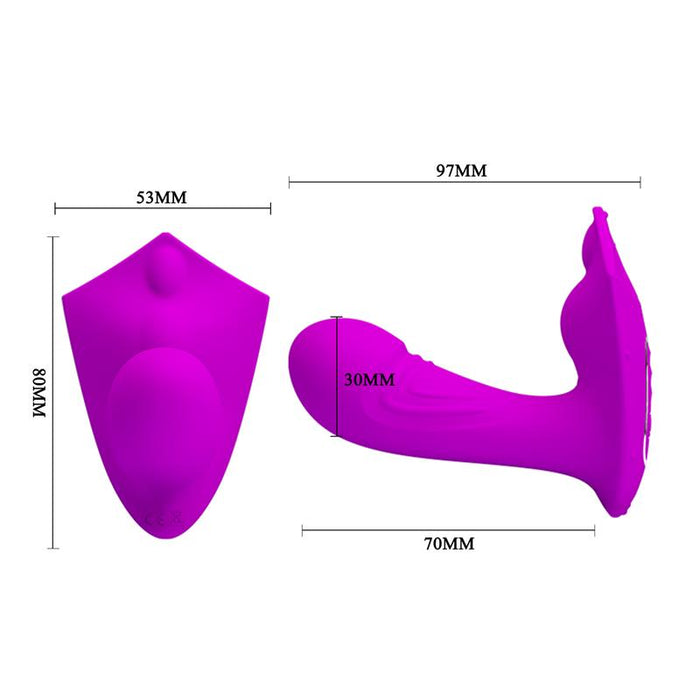Willie Estimulador Con Control Remoto Rosa