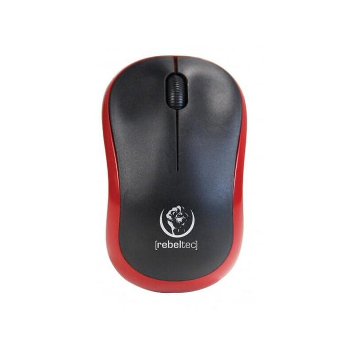 Wireless Optical Mouse   Rebeltec Meteor Rojo