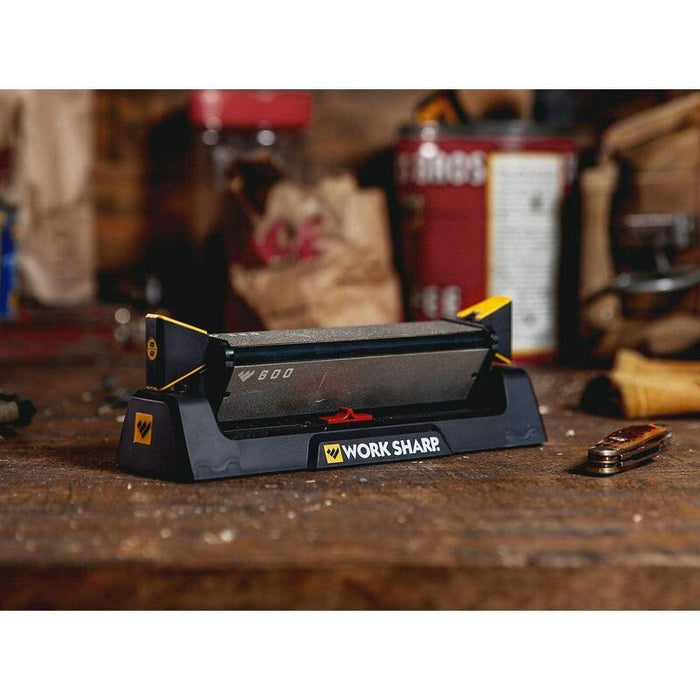 Work Sharp Benchtop Bench Stone 09dx163 - Sistema De Afilado De Placas De Diamante Y Piedra De Cerámica, 540 G, 30 Cm