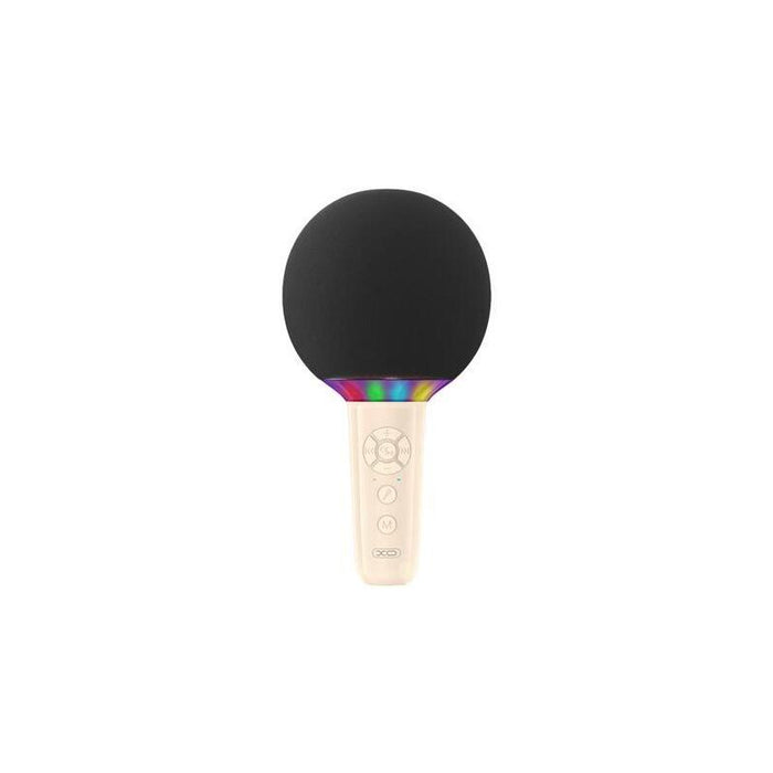 Xo Be50 Microfono Inalambrico - Karaoke - 5w - Bluetooth 5.3 - Iluminacion Led - Autonomia Máxima 3h - Beige