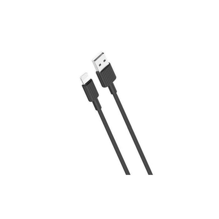Xo Cable Nb156 Silicona Usb - Lightning - 2.4a - 1m - Color Negro