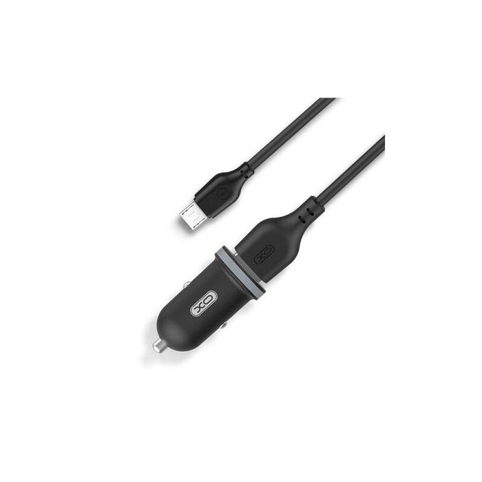 Xo Tz08 Pack Cargador De Coche + Cable Usb-A A Microusb - 2 Puertos Usb