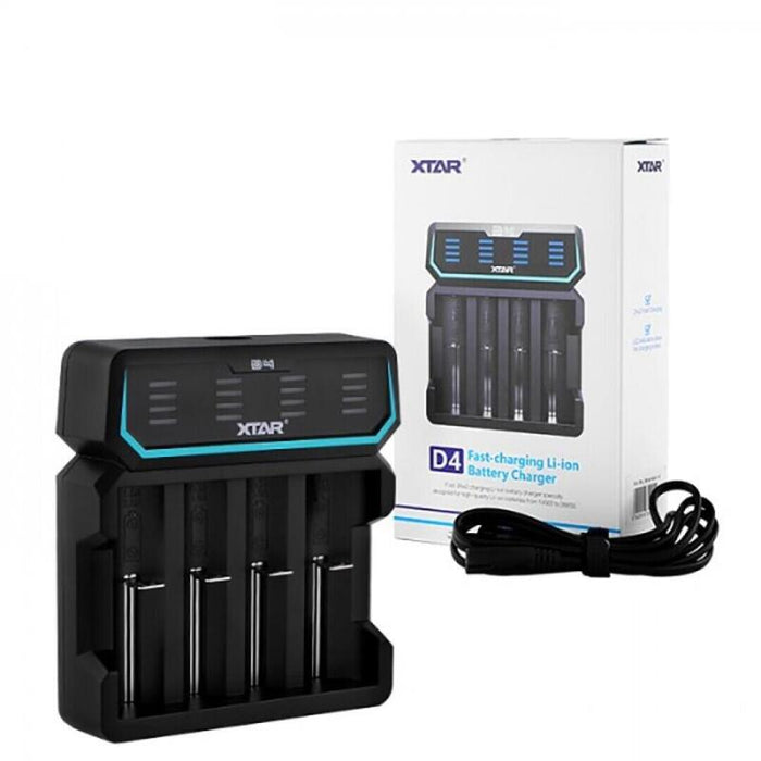 Xtar Cargador Carga Rapida  Baterias Ion-Litio D4