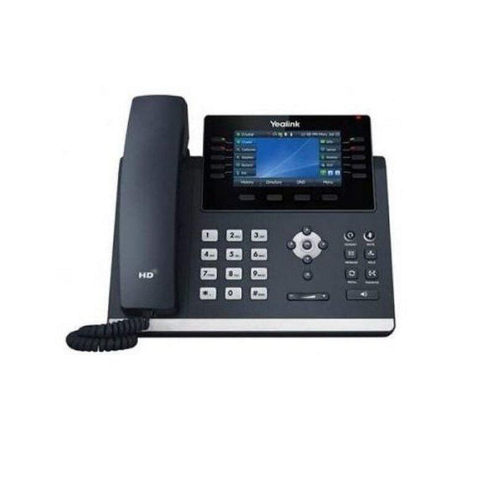 Yealink Sip-T46u Ip Telefon, 4,3" 480x272 Barevný, 2x Rj45 10/100/1000, Poe, 16x Sip, 2x Usb, Bez Adaptéru