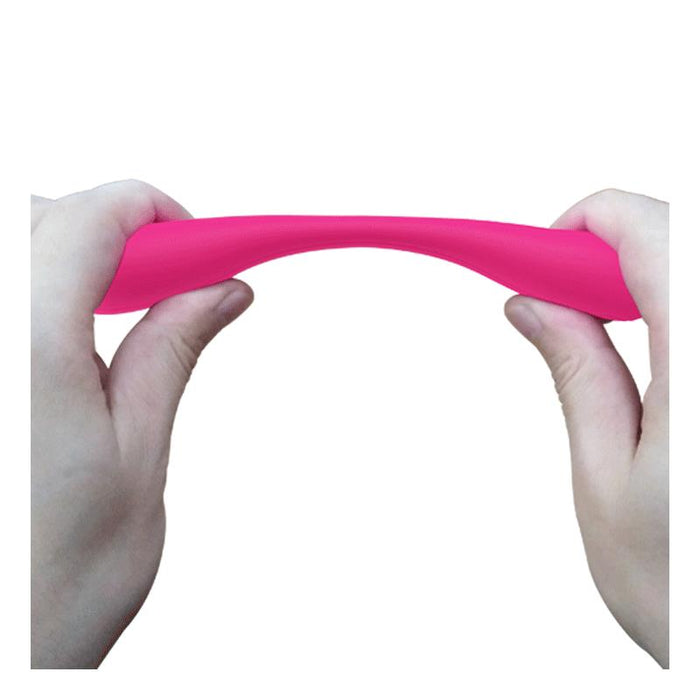 Vibrador Yedda Con Esqueleto Punto G Rosa