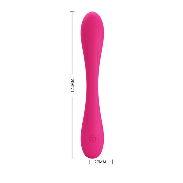Vibrador Yedda Con Esqueleto Punto G Rosa