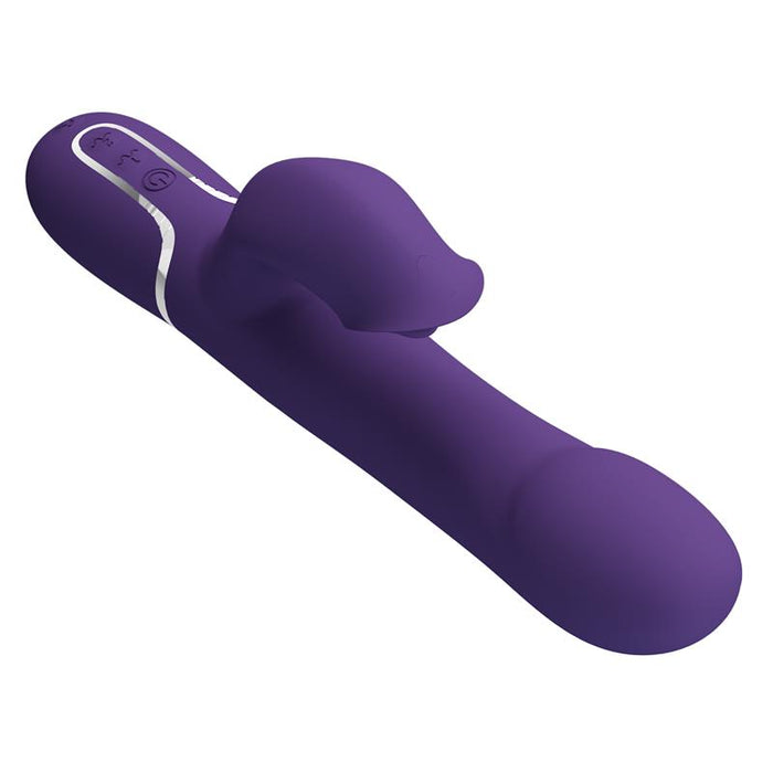 Pretty Love - Zalin Vibrador Rabbit Perlas 4 En 1 Morado