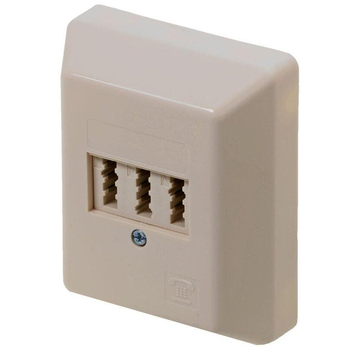 Ze-Kom Tae Enchufe Triple Tae 2 X 6/6 Ap Nf-F,