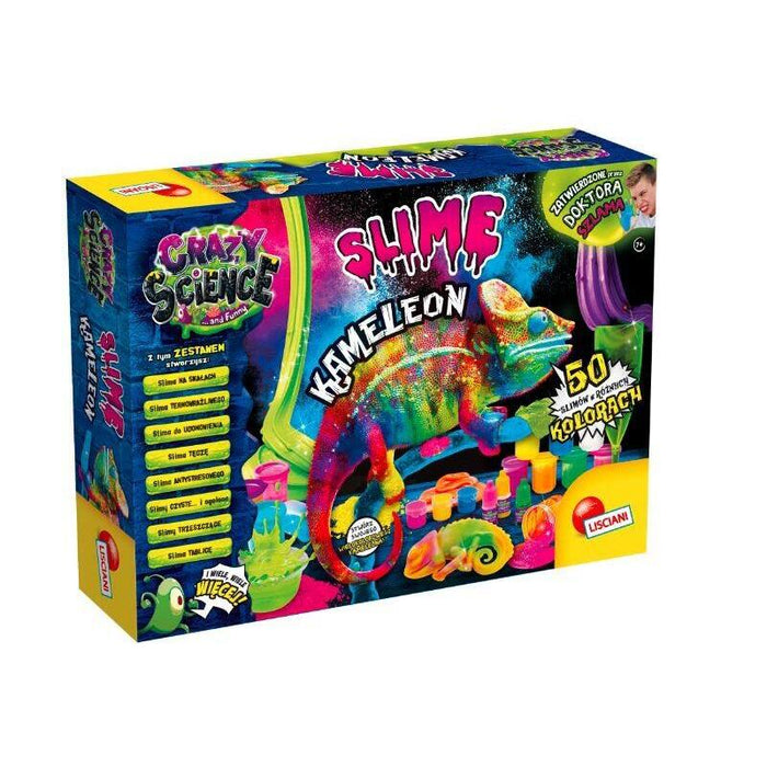 Zestaw Naukowy Crazy Science Slime Kameleon