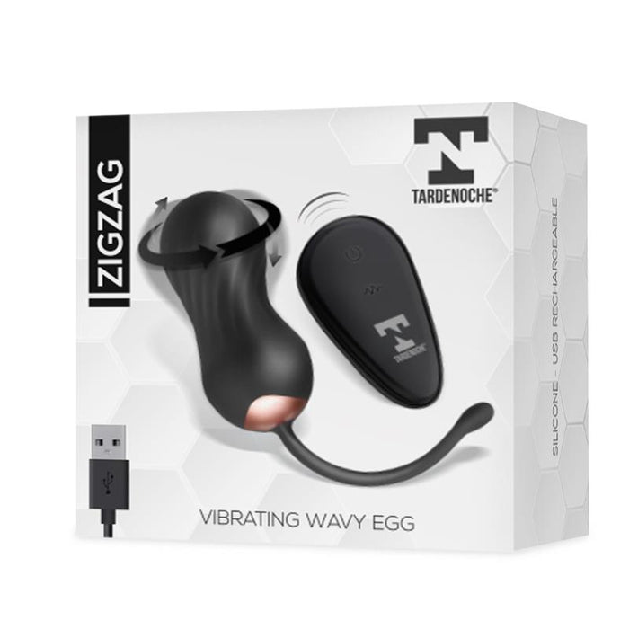 Zigzag Huevo Vibrador Con Control Remoto Usb Función Zigzageante Usb Silicona