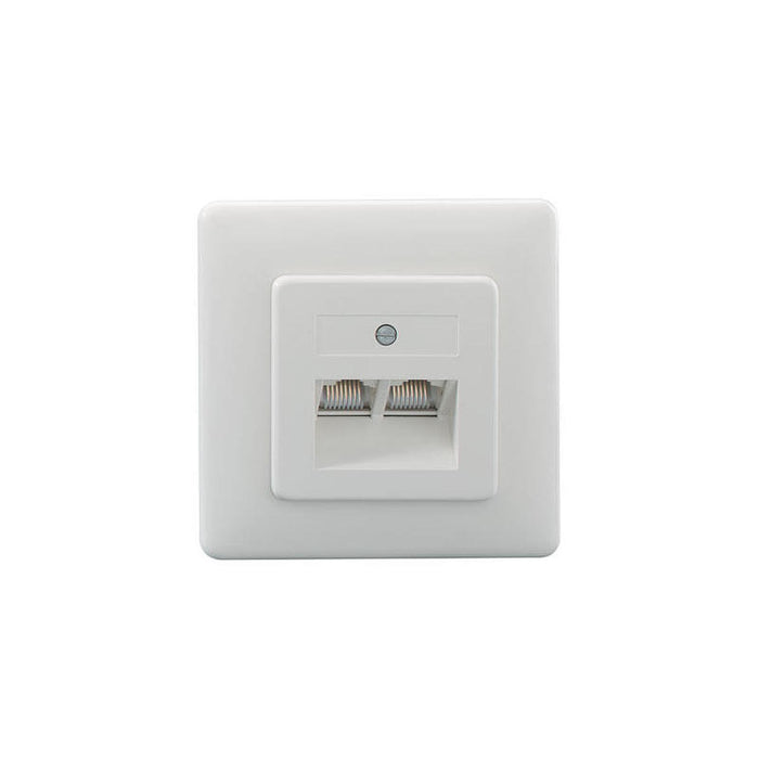 Zócalo De Conexión Rutenbeck Uae 8/8 (8/8) Up Blanco Puro