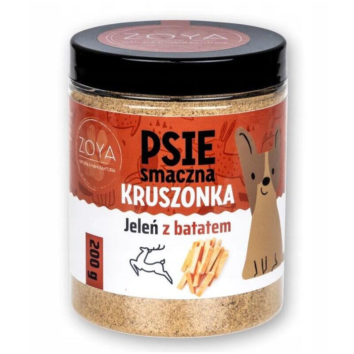 Zoya Deer Crumble With Sweet Potato - Premio Para Perros - 200g