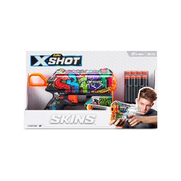 Zuru X-Shot Skins - Flux Graffiti, Dartblaster 36516b