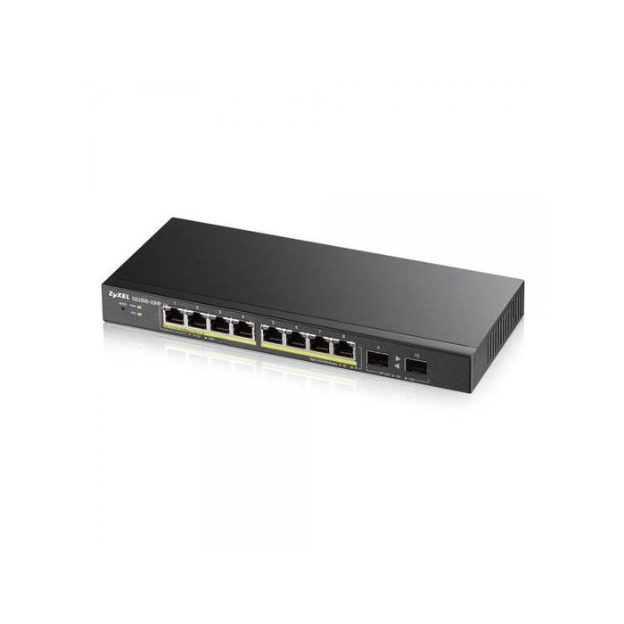 Zyxel Switch Gs1900-8hp, 8x Gigabit Poe Ports, Smart Managed