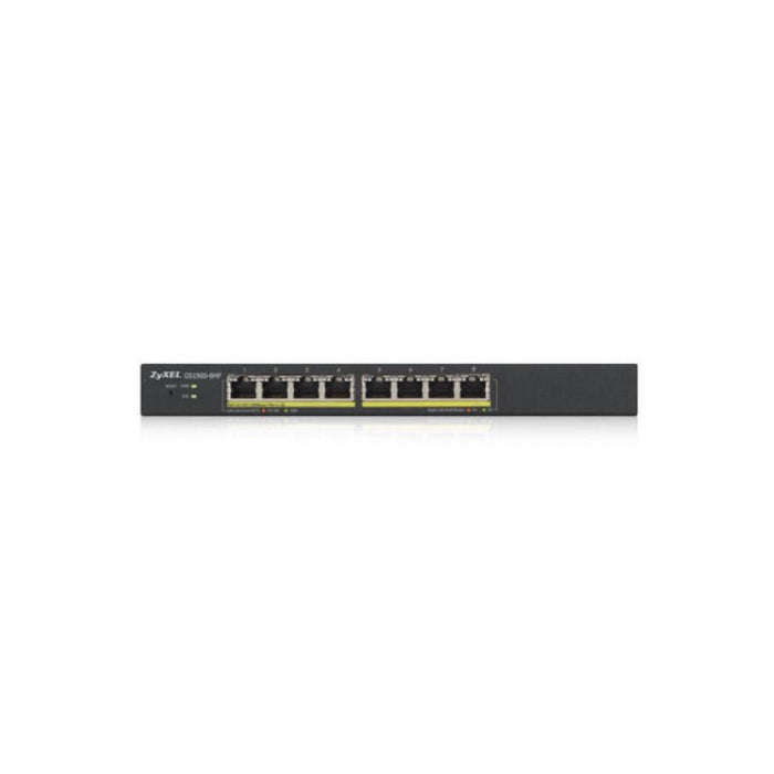 Zyxel Switch Gs1900-8hp, 8x Gigabit Poe Ports, Smart Managed